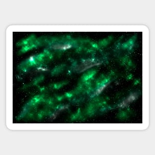 The Green Galaxy ART Sticker